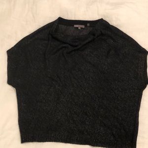 Black short sleeved VINCE sweater!